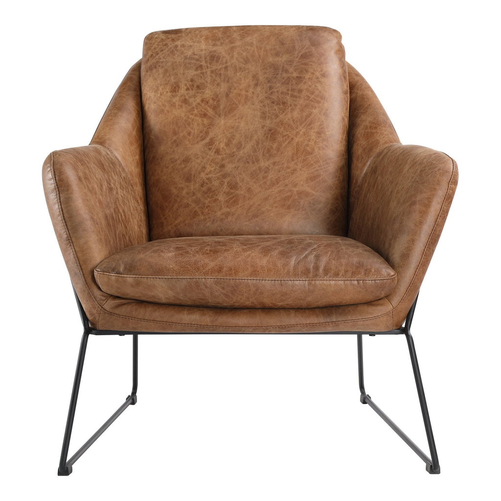 Greer Club Chair, Brown