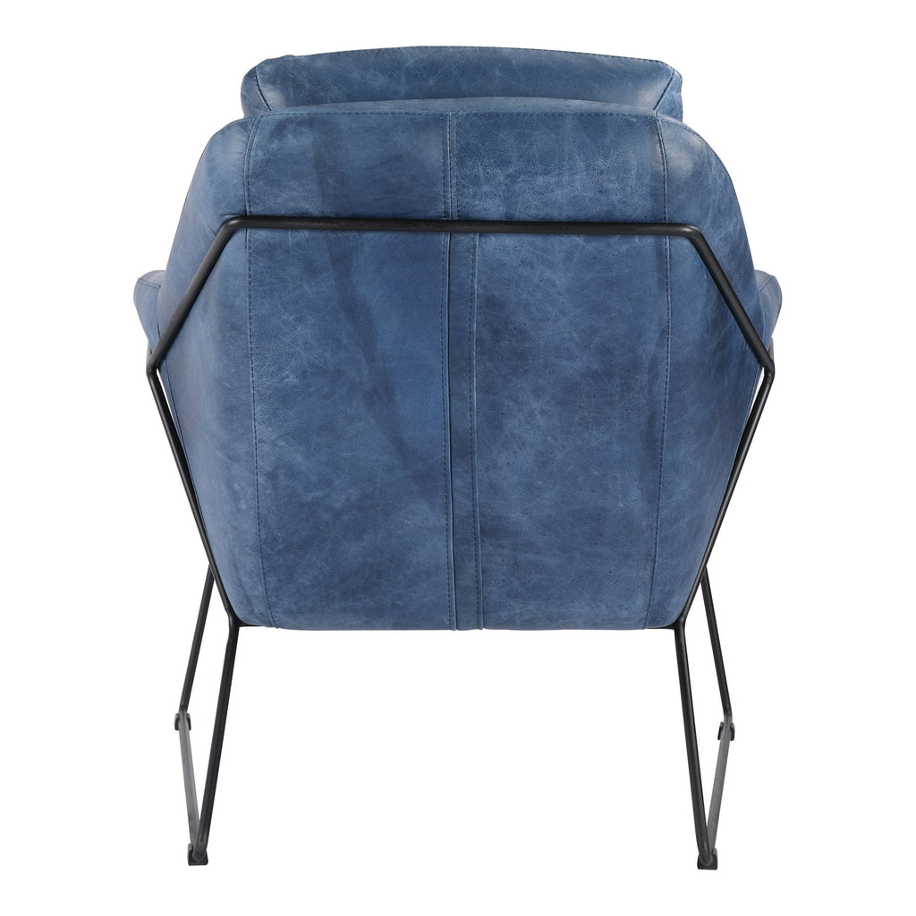 Greer Club Chair, Blue