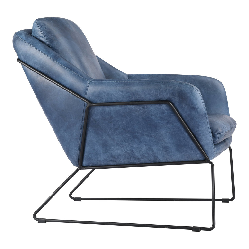 Greer Club Chair, Blue