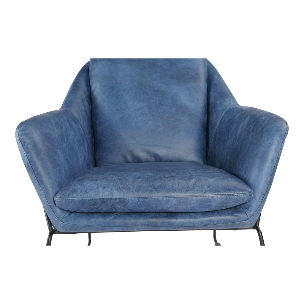 Greer Club Chair, Blue