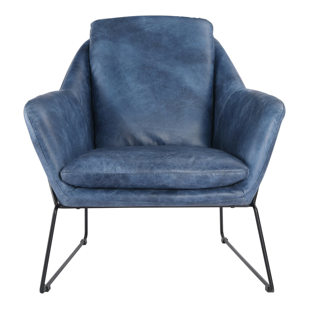 Greer Club Chair, Blue