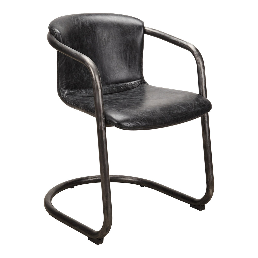 Freeman Dining Chair, Black, Set of 2