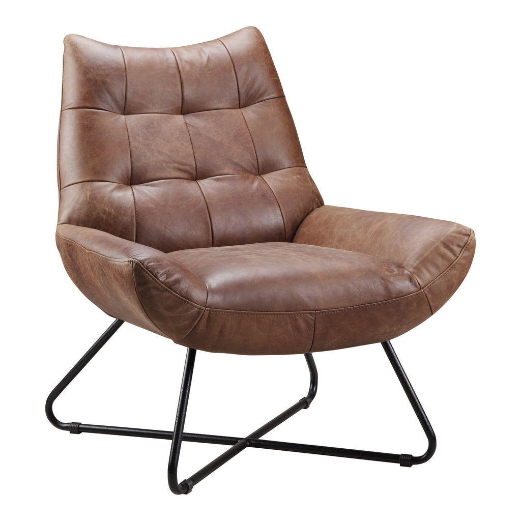 Graduate Lounge Chair, Brown