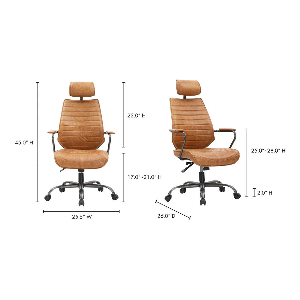 Executive Office Chair, Orange