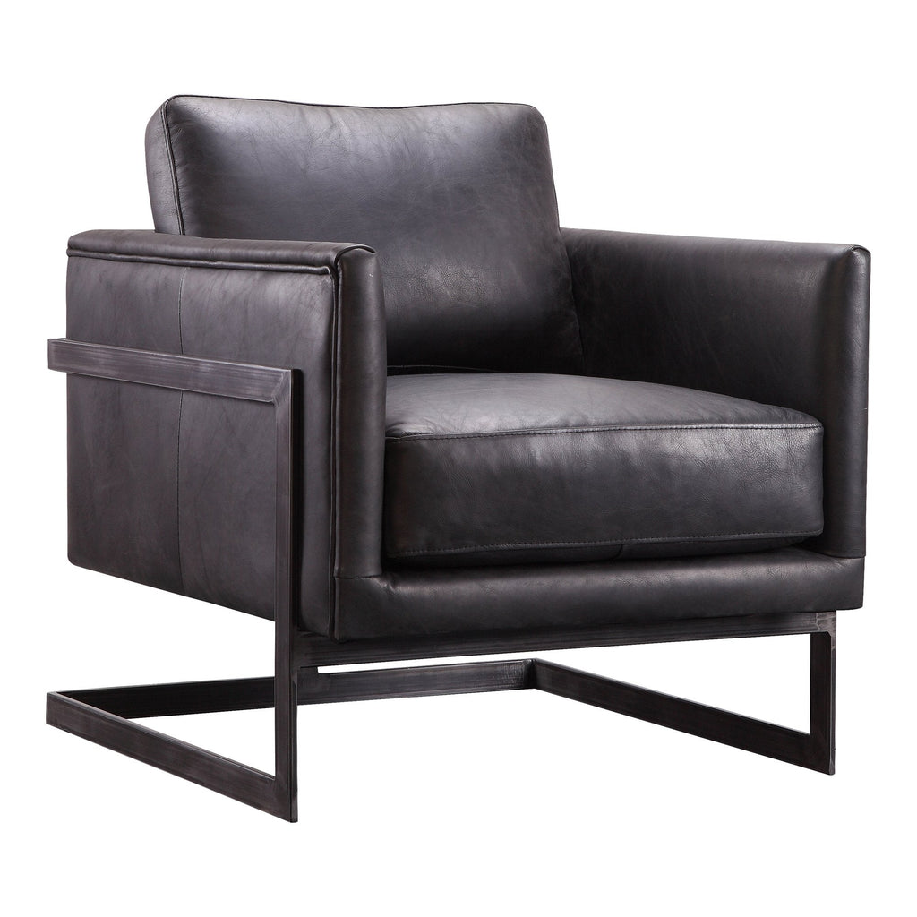 Luxley Club Chair, Black