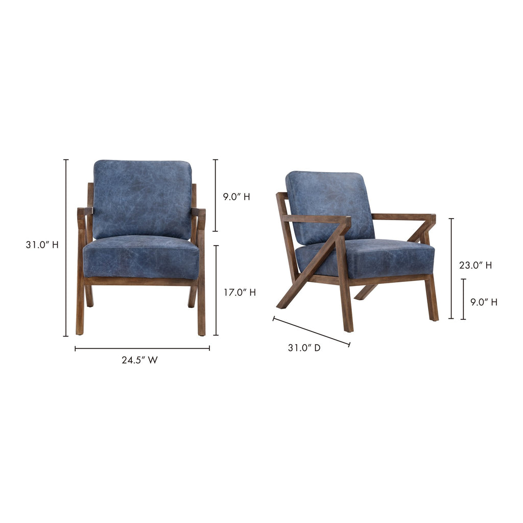 Drexel Armchair, Blue