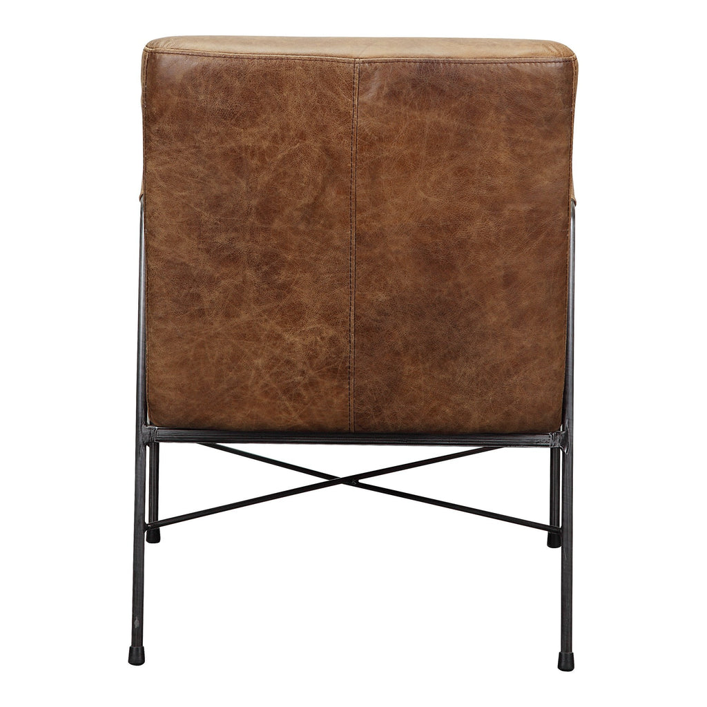 Dagwood Leather Armchair, Brown