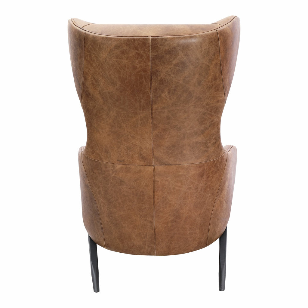 Amos Leather Accent Chair