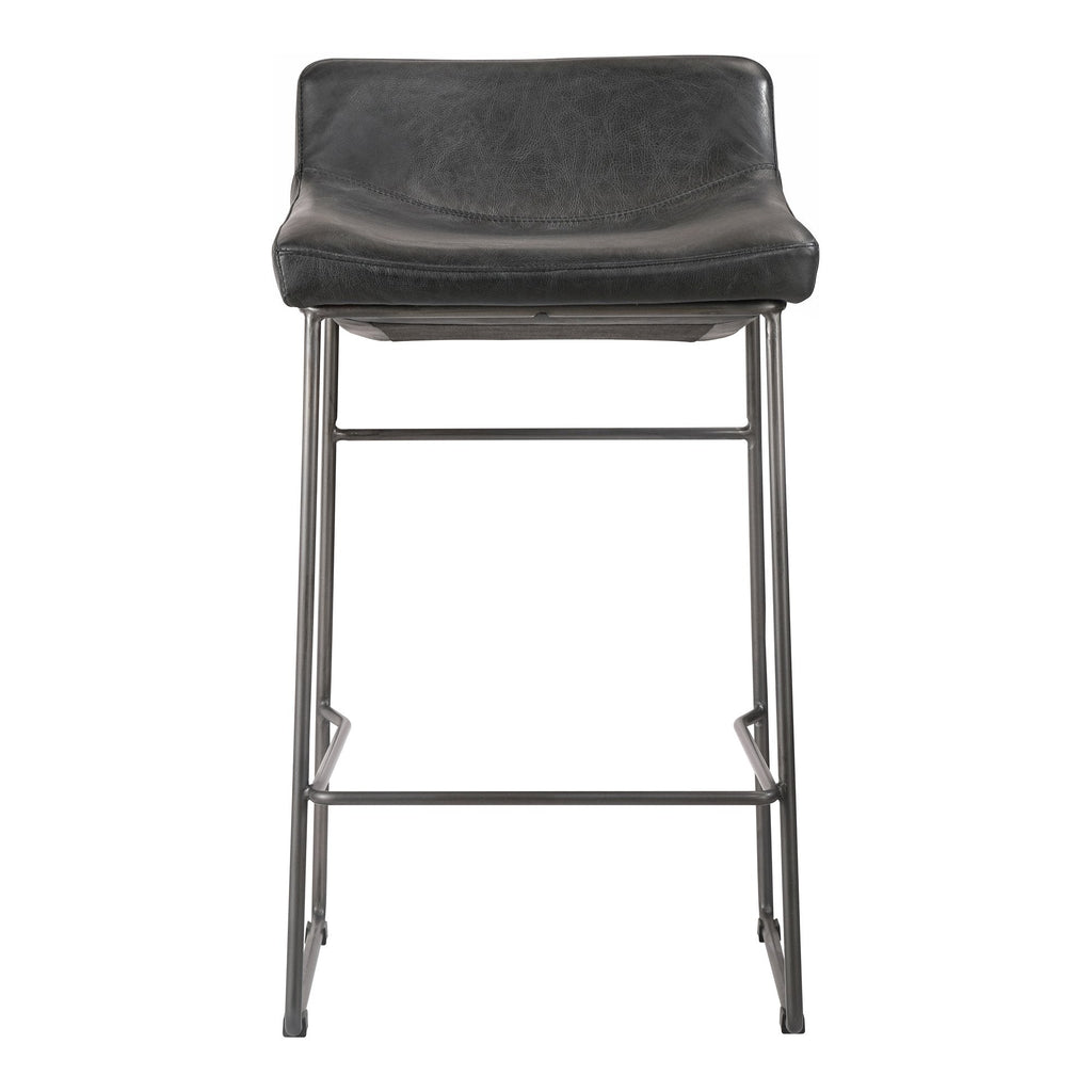 Starlet Counter Stool, Black, Set of 2