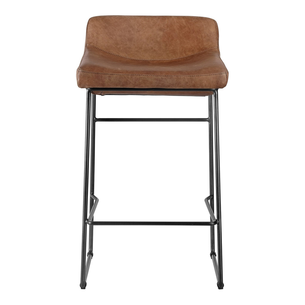 Starlet Counter Stool, Brown, Set of 2