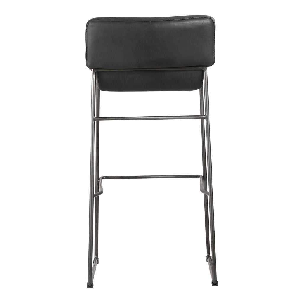 Starlet Barstool, Black, Set of 2