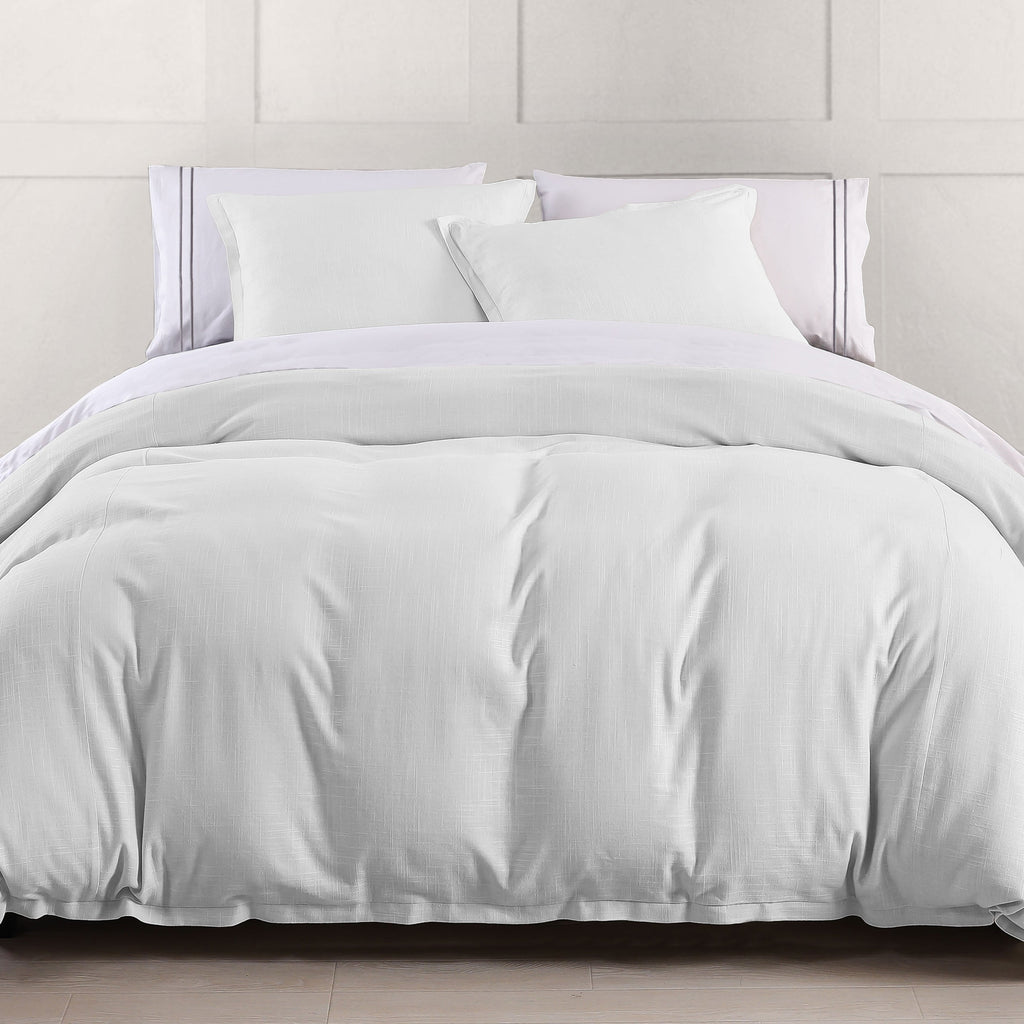 3PC Hera Duvet Set, King Gray