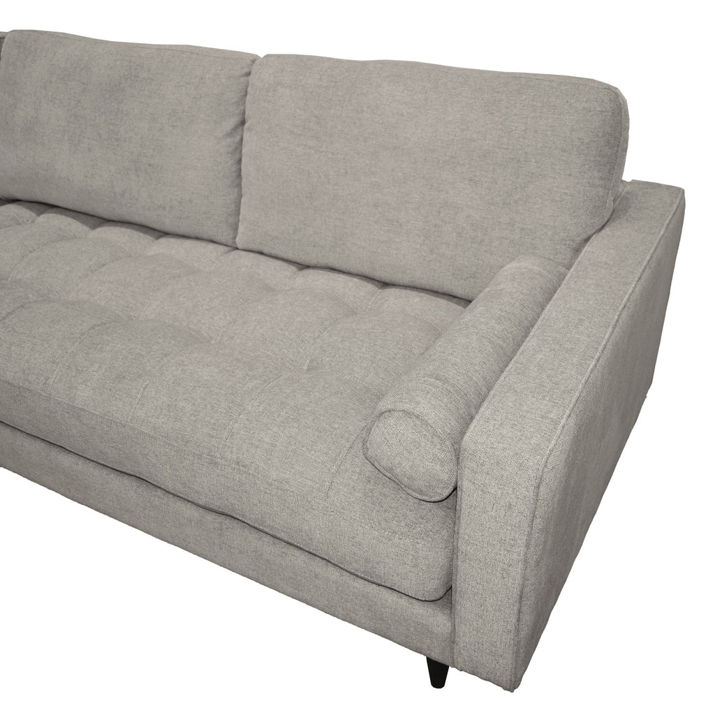 Georgia Left Sectional Sofa - Sandy Tweed