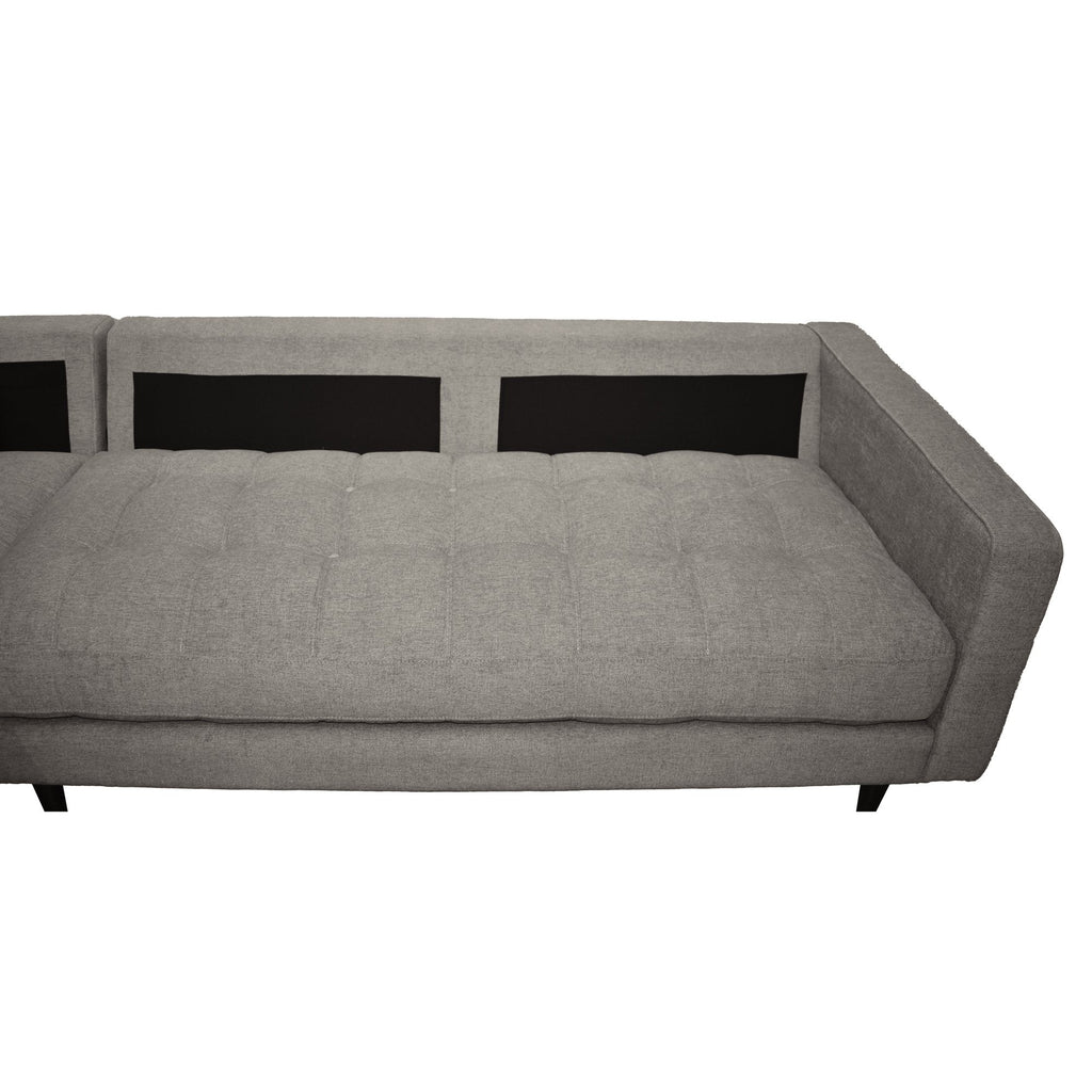 Georgia Left Sectional Sofa - Sandy Tweed