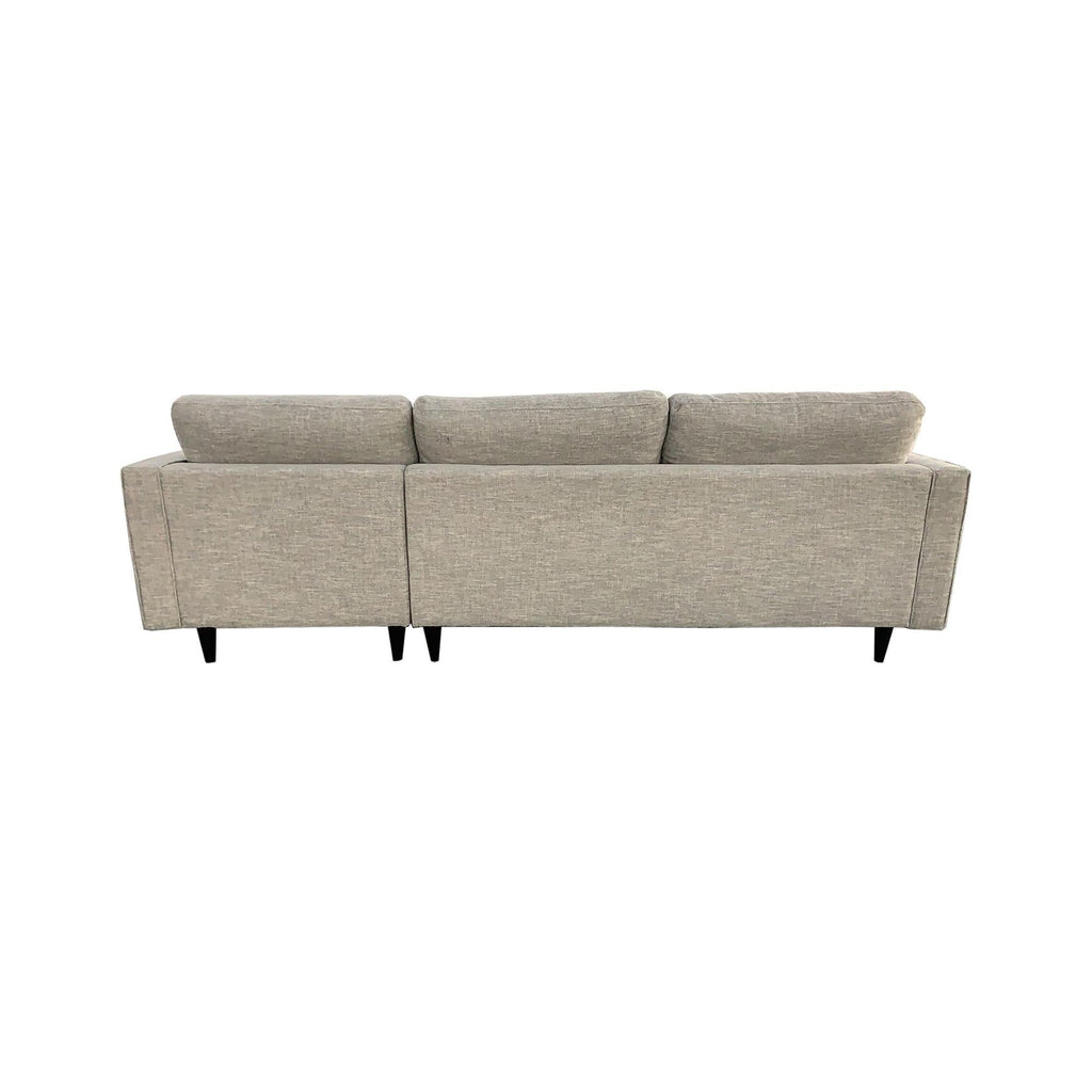 Georgia Right Sectional Sofa - Sandy Tweed