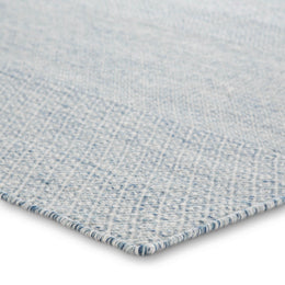 Jaipur Living Glace Handmade Geometric Light Blue/ Ivory Runner Rug