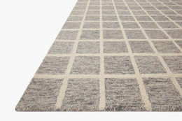 POL-05 CJ Area Rug, Slate / Ivory