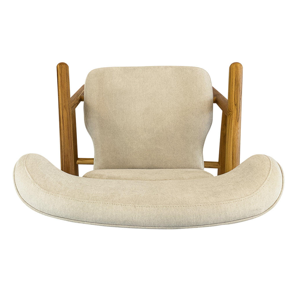 Sole Scandinavian-Styled Armchair in Teak.