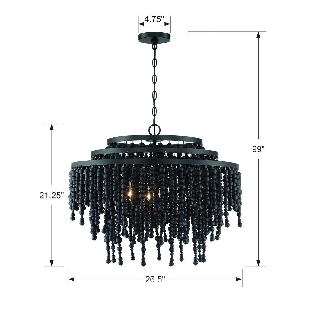 Quincy 10 Light Chandelier