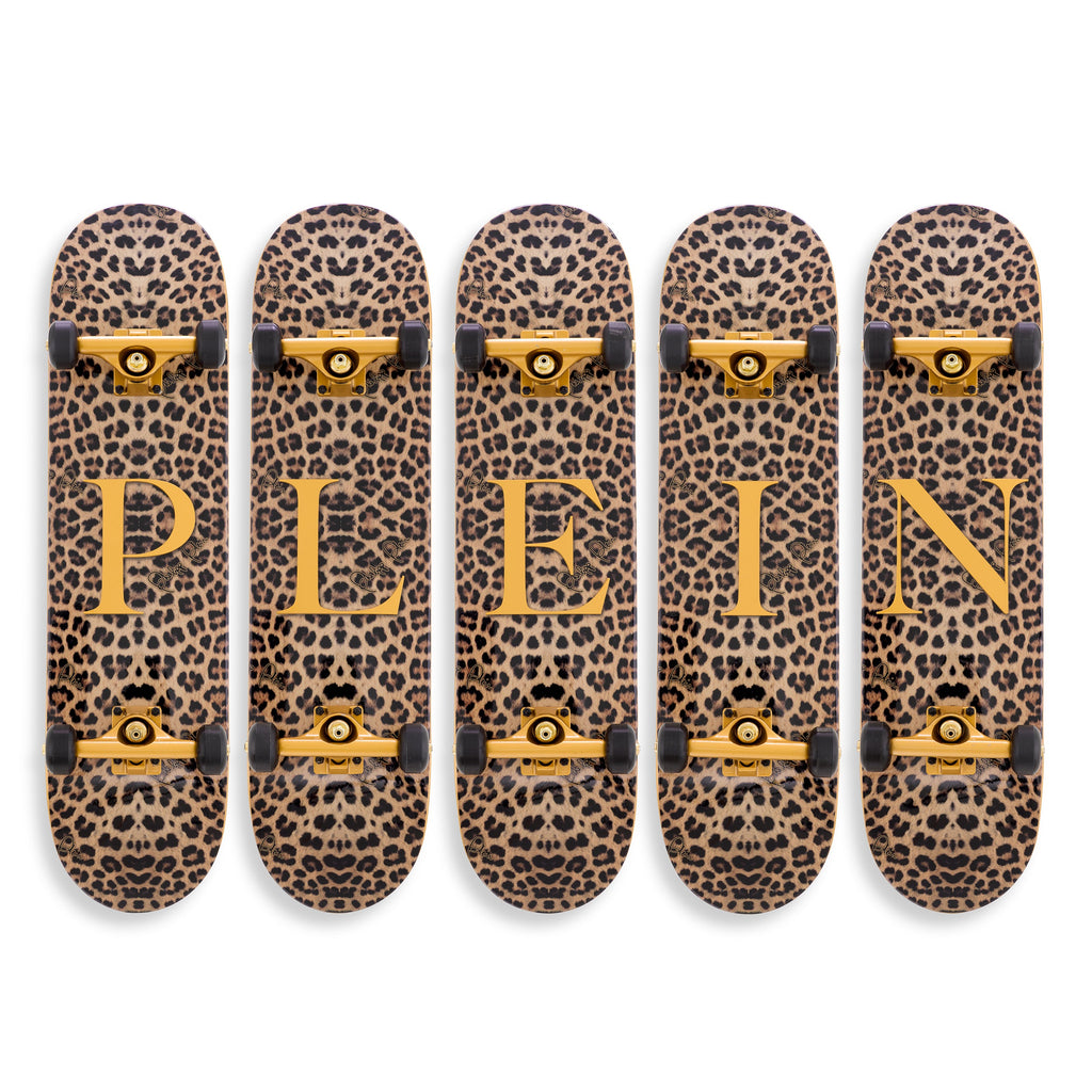 Skateboard Leopard Plein Set of 5 Wood