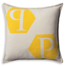 Cushion Pp Logo Yellow 45 X 45