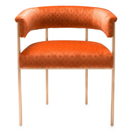 Dining Chair Monogram Orange