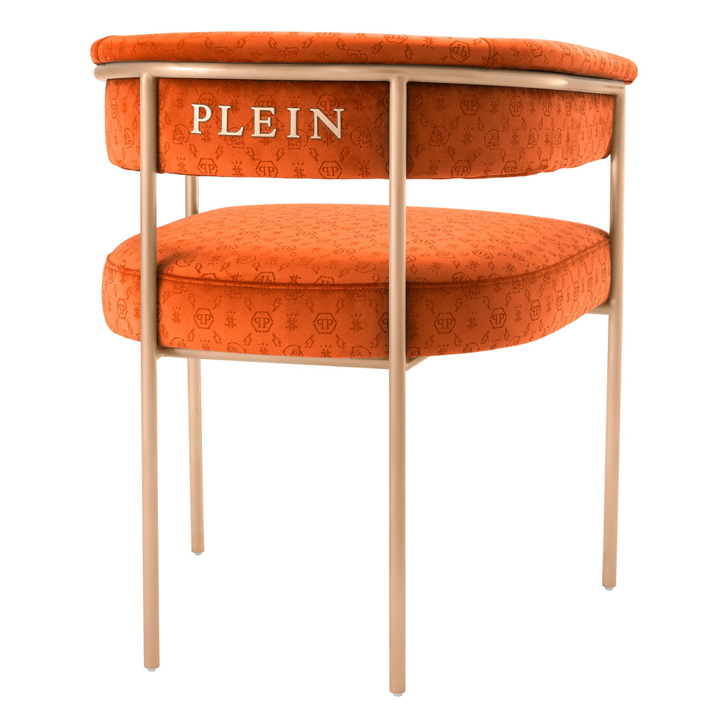 Dining Chair Monogram Orange