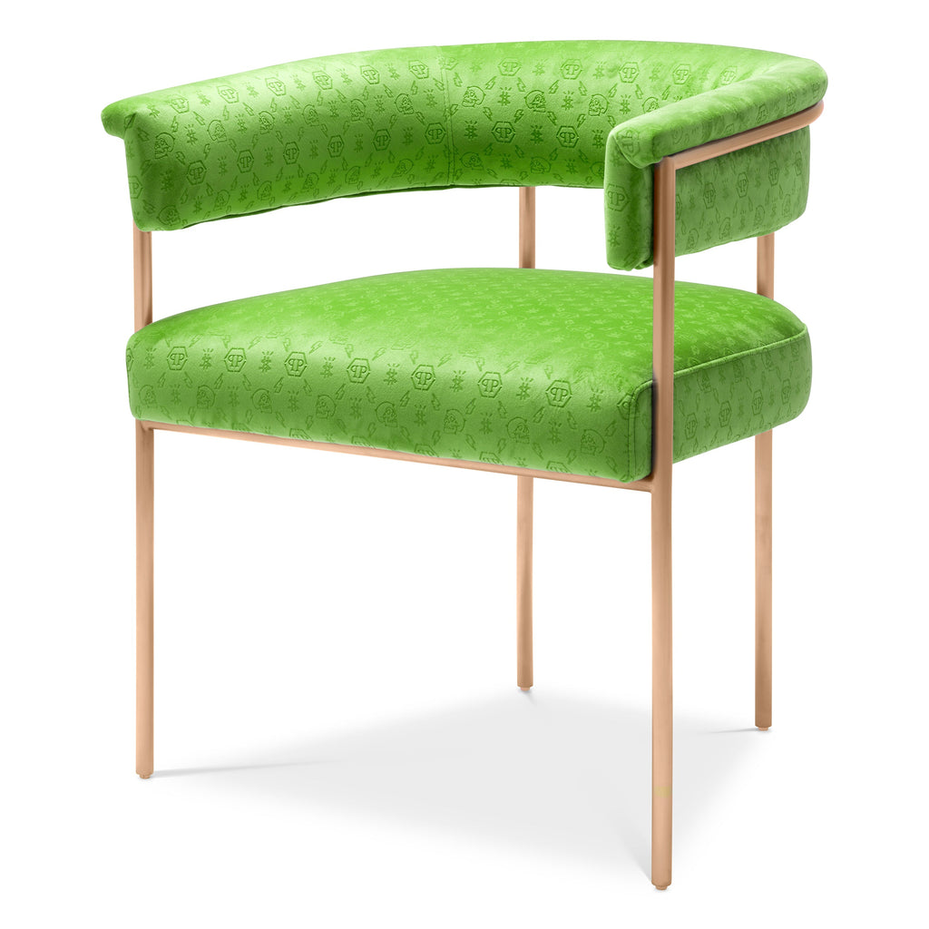 Dining Chair Monogram Green