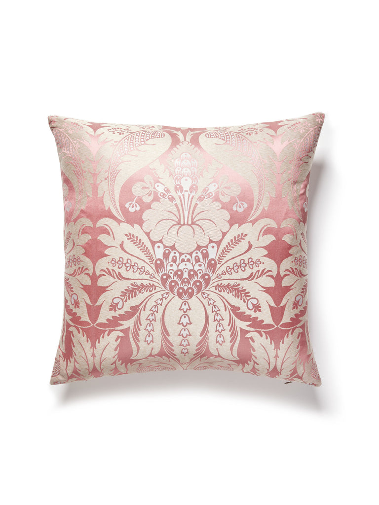 Estate Damask Pillow - 22 X 22 - Petal