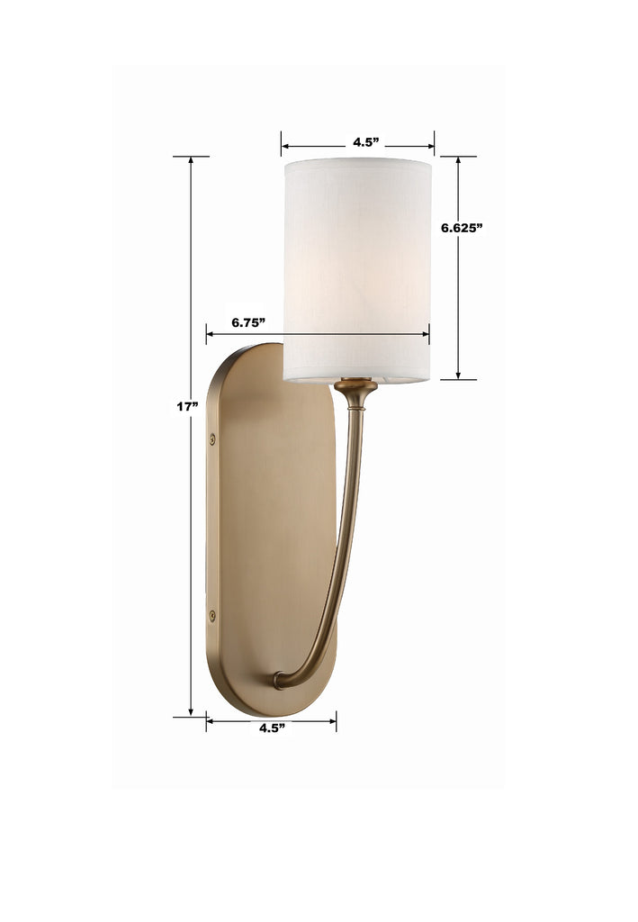 Quincy 1 Light Sconce