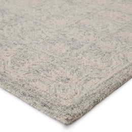 Jaipur Living Linde Handmade Medallion Gray/ White Runner Rug