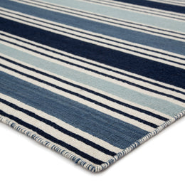 Jaipur Living Salada Handmade Striped Blue/ White Runner Rug