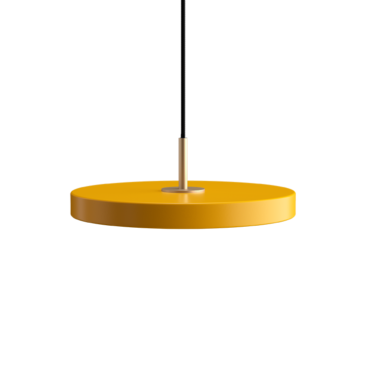 Asteria Mini Pendant, Saffron Yellow