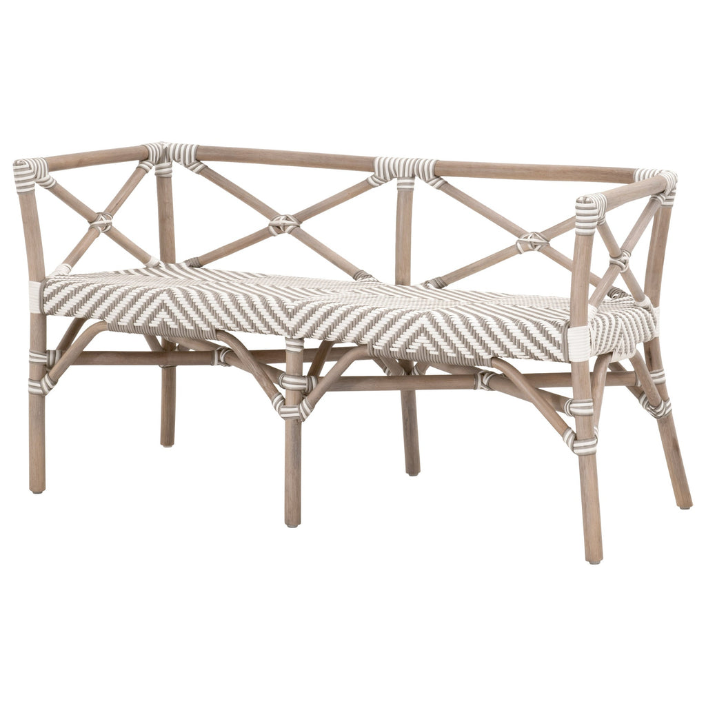 Palisades Bench, Matte Grey