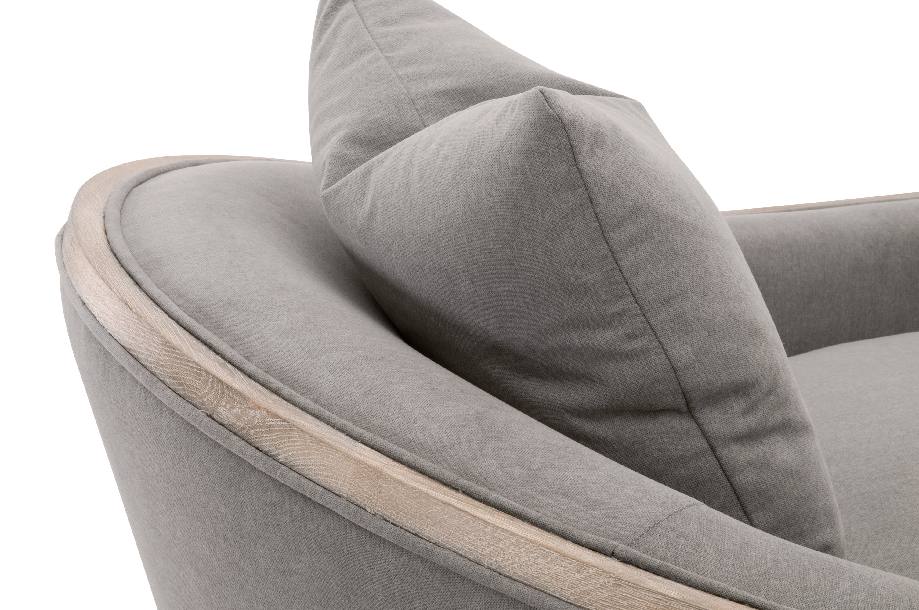 Paxton Swivel Club Chair, LiveSmart Peyton-Slate