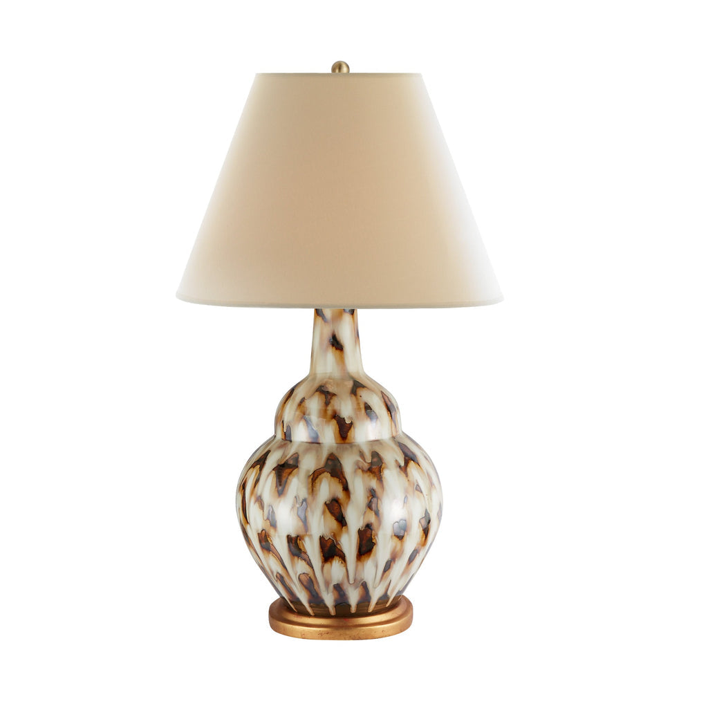 Pheasant Feather Lamp, Large, Brown