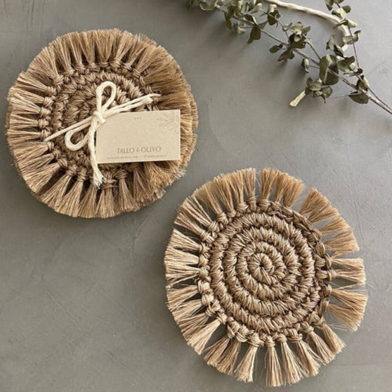 Fringes Coaster   set of 4