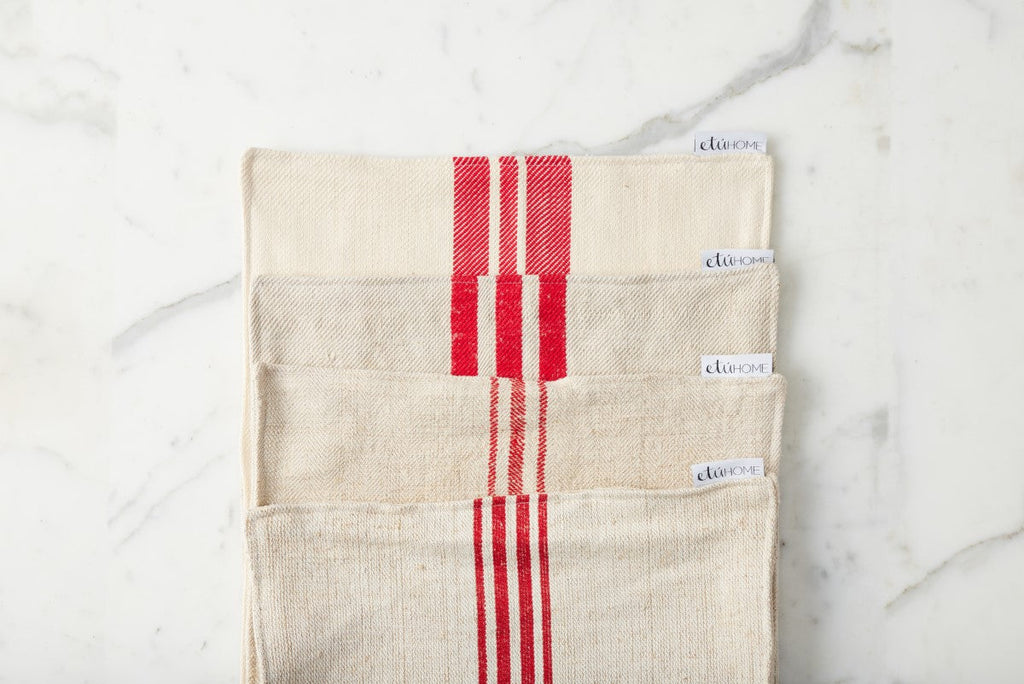 Red Stripe Placemat, Set of 4