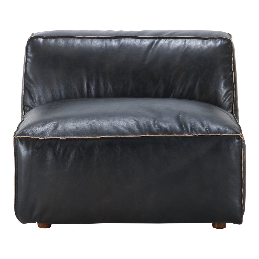 Luxe Slipper Chair, Black