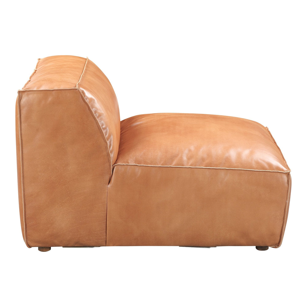 Luxe Slipper Chair, Brown