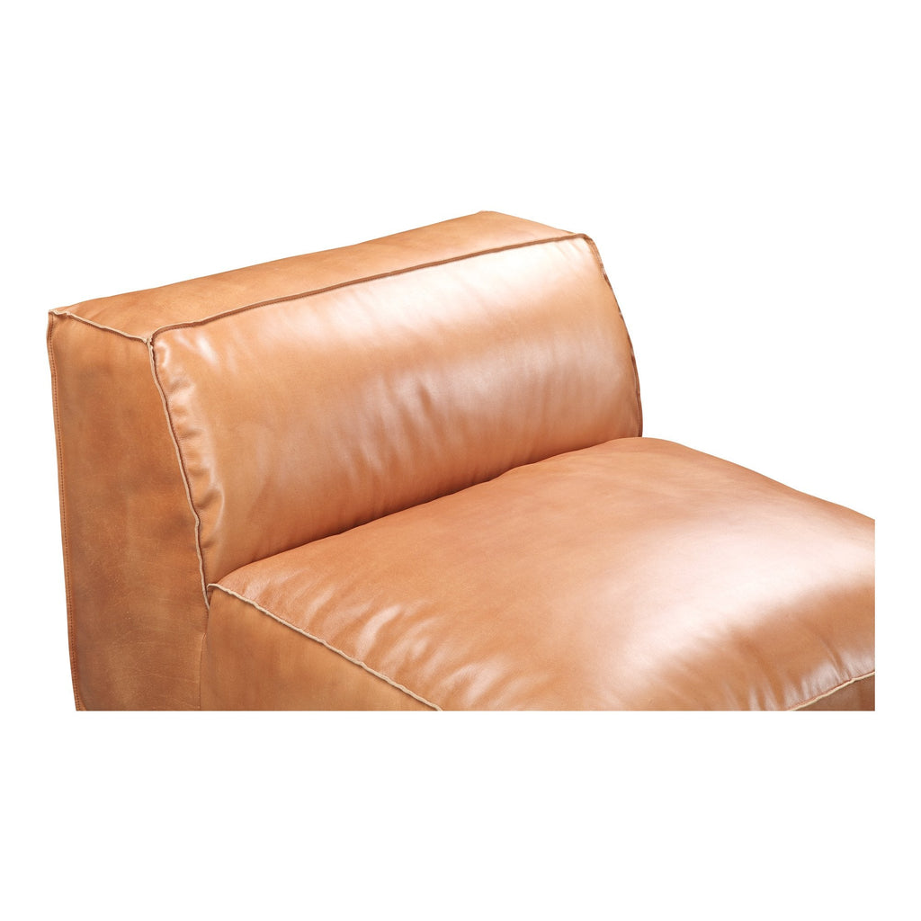 Luxe Slipper Chair, Brown