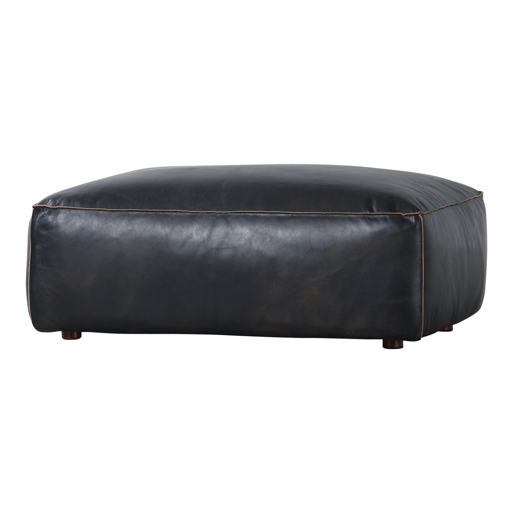 Luxe Ottoman, Black