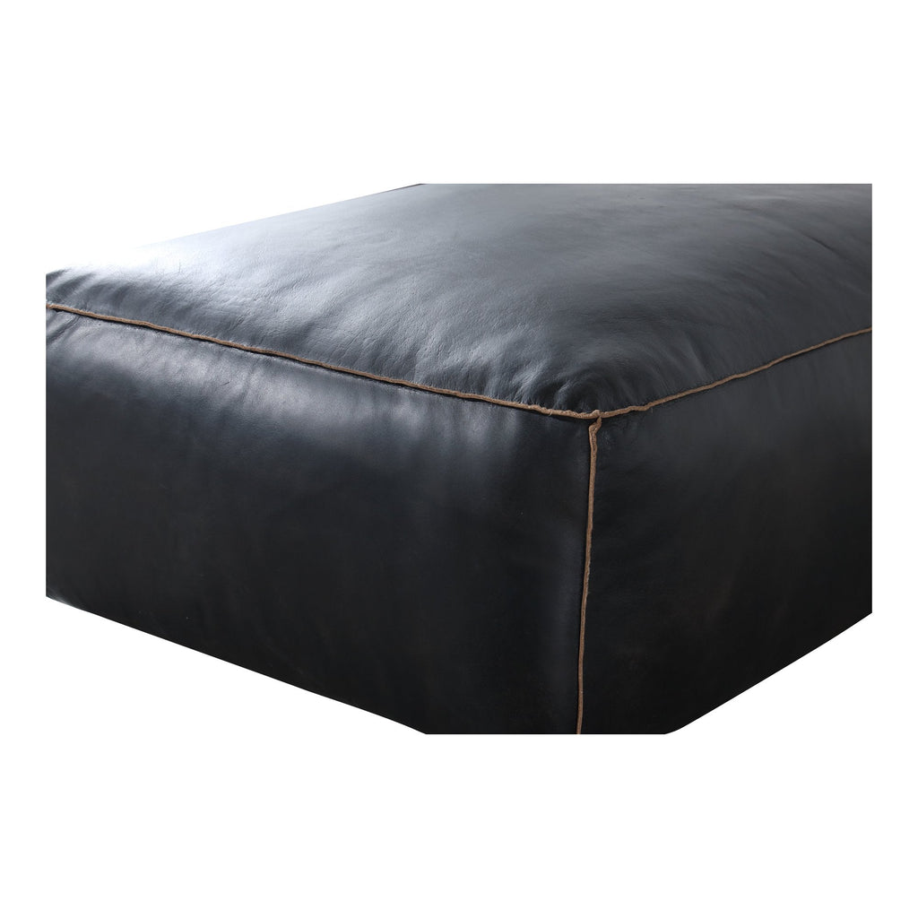 Luxe Ottoman, Black