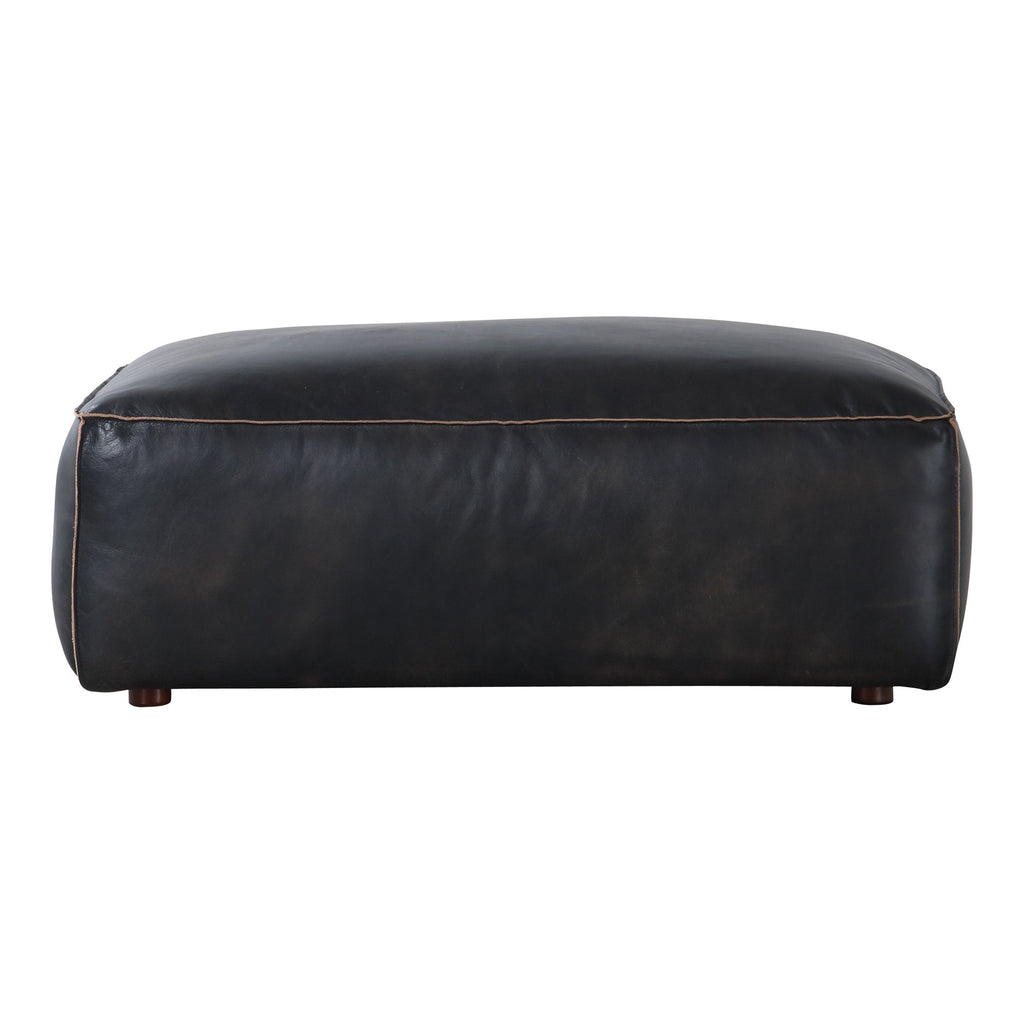 Luxe Ottoman, Black