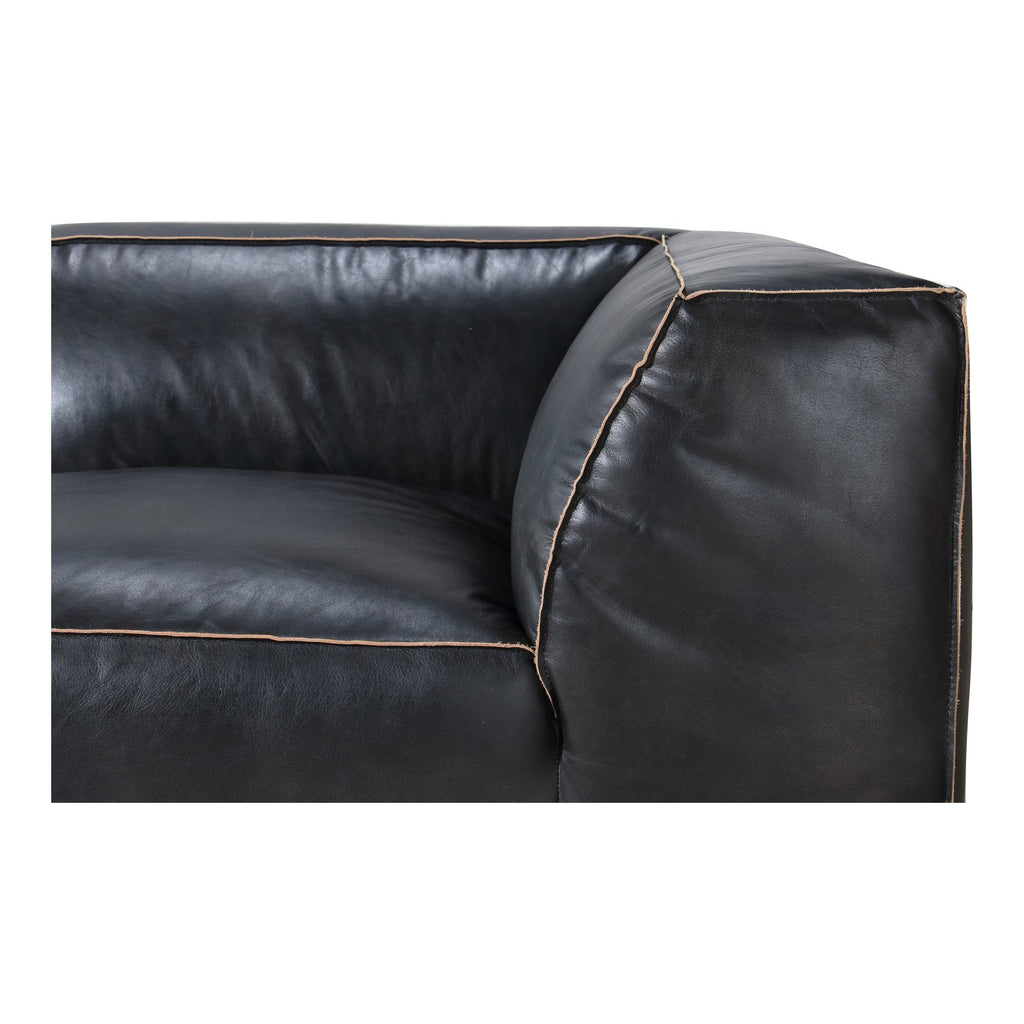 Luxe Corner Chair, Black