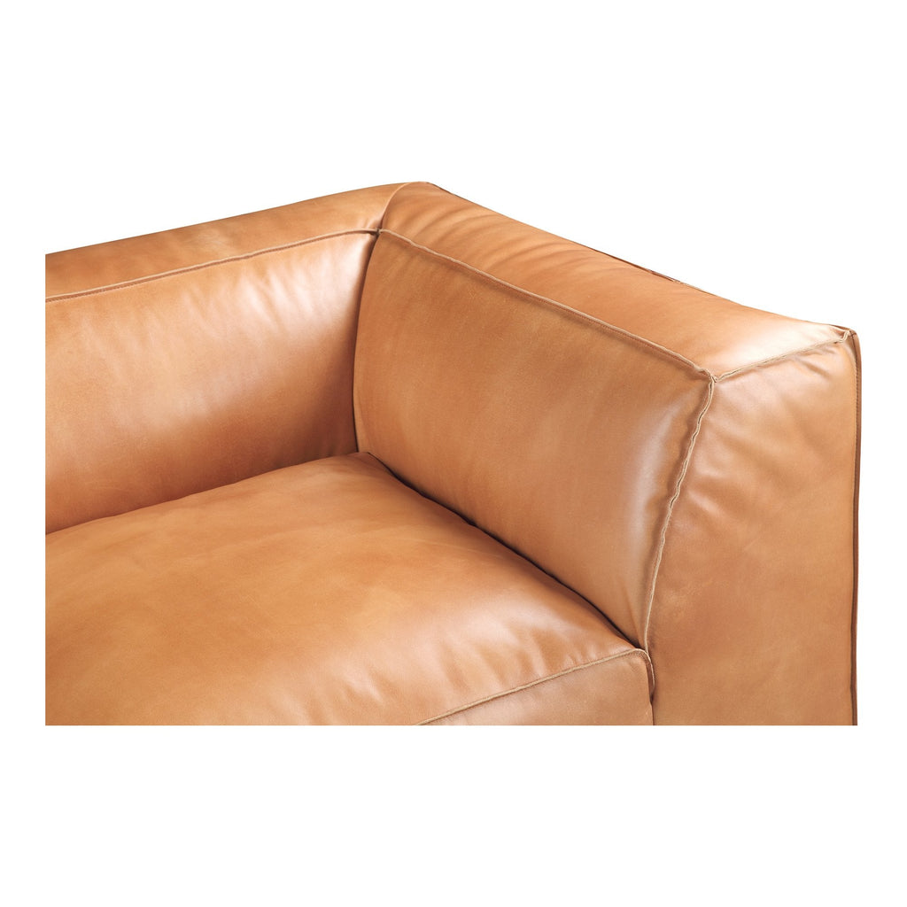 Luxe Corner Chair, Brown