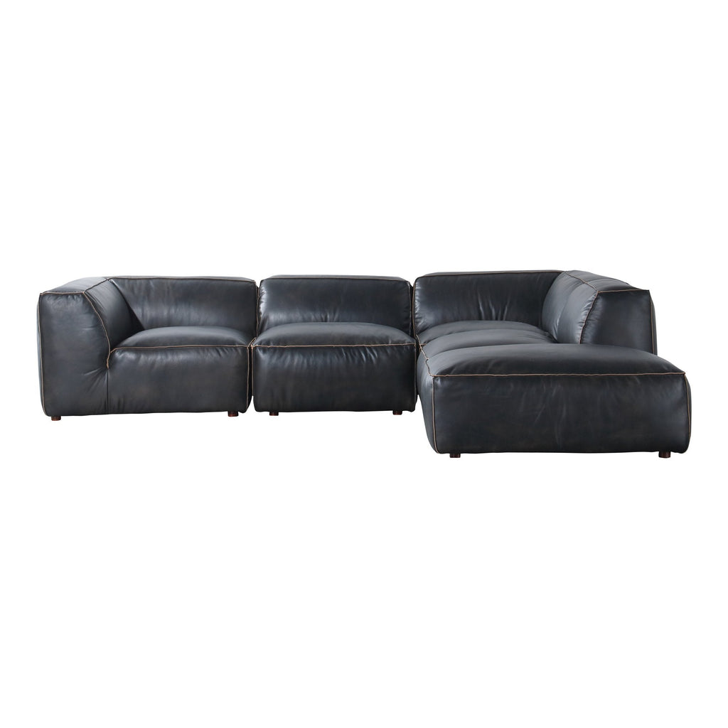 Luxe Lounge Modular Sectional, Black
