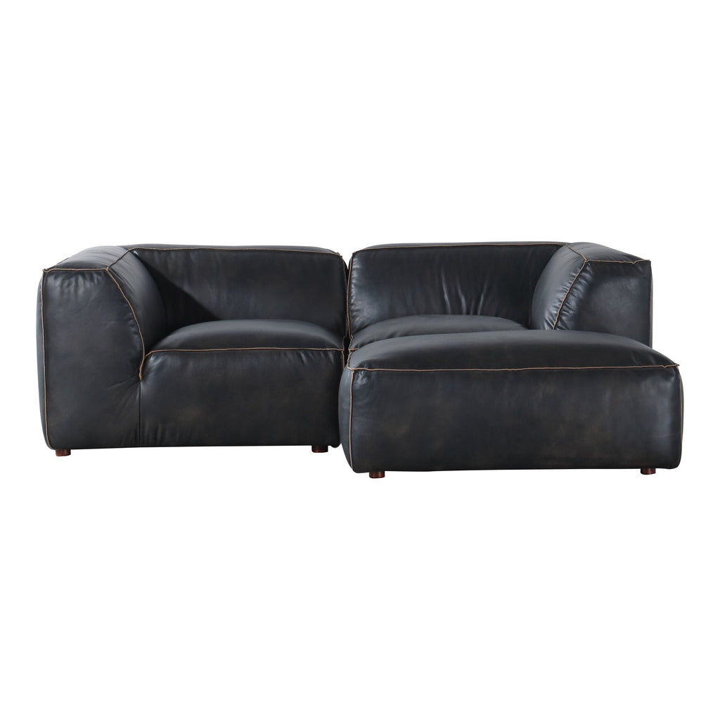 Luxe Nook Modular Sectional, Black