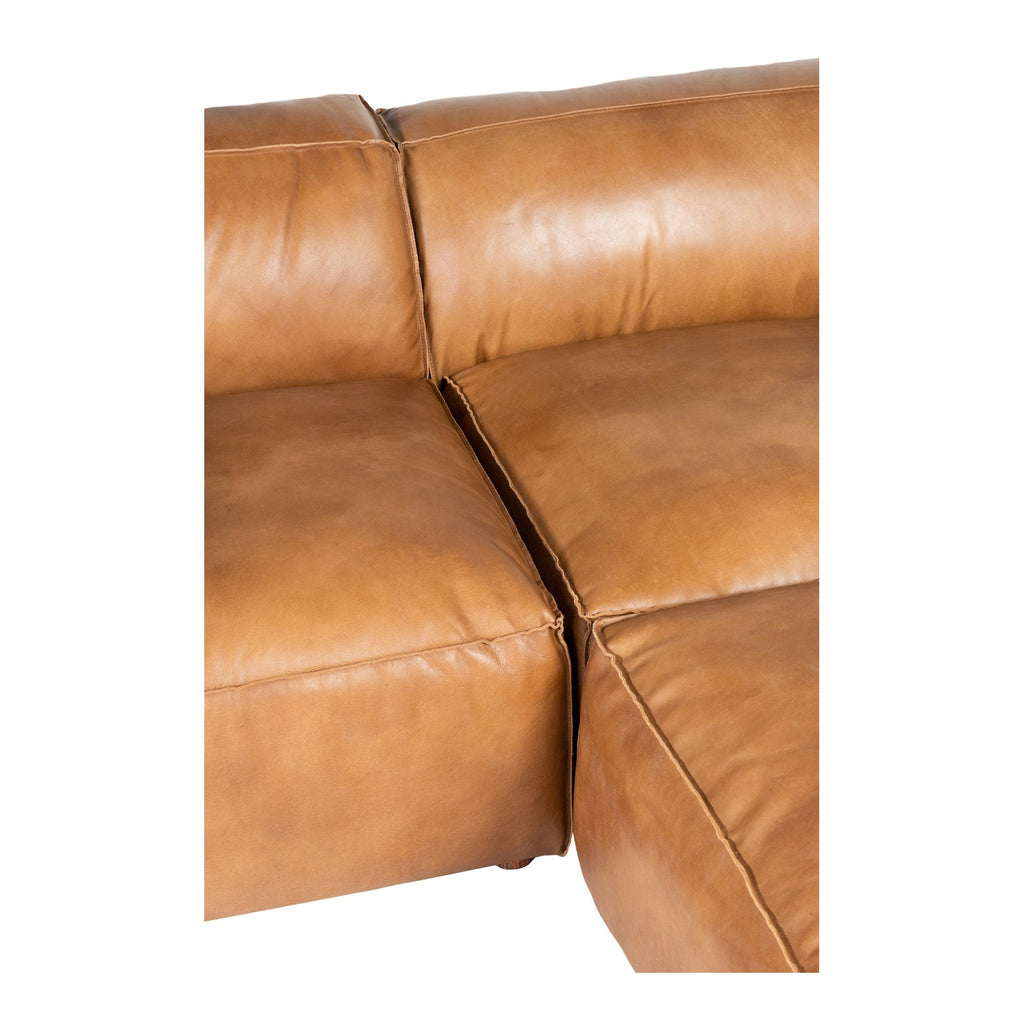 Luxe Nook Modular Sectional, Brown