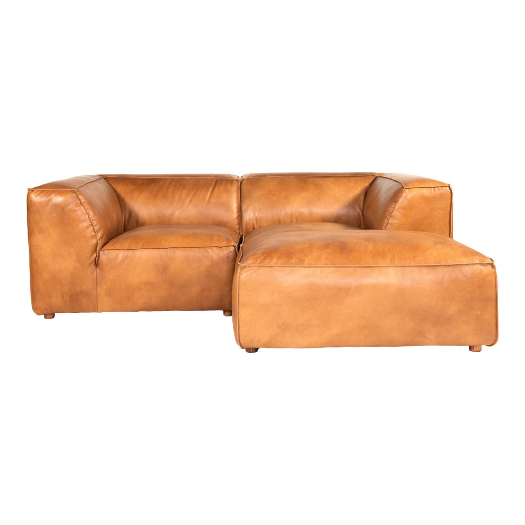 Luxe Nook Modular Sectional, Brown